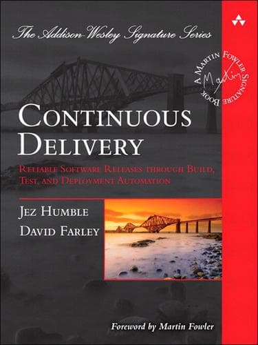 Cover of Continuous Delivery by Jez Humble & David Farley