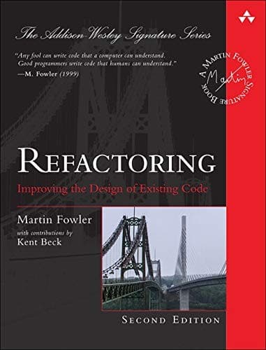 Cover of Refactoring by Martin Fowler